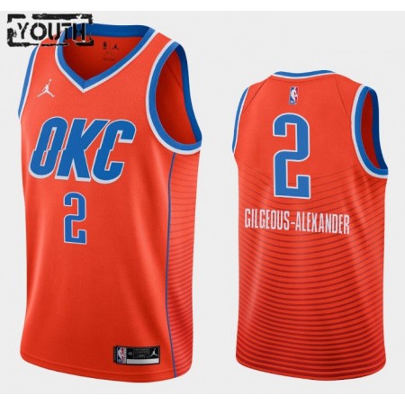 Dres Oklahoma City Thunder Shai Gilgeous-Alexander 2 2020-21 Jordan Brand Statement Edition Swingman - Dječji